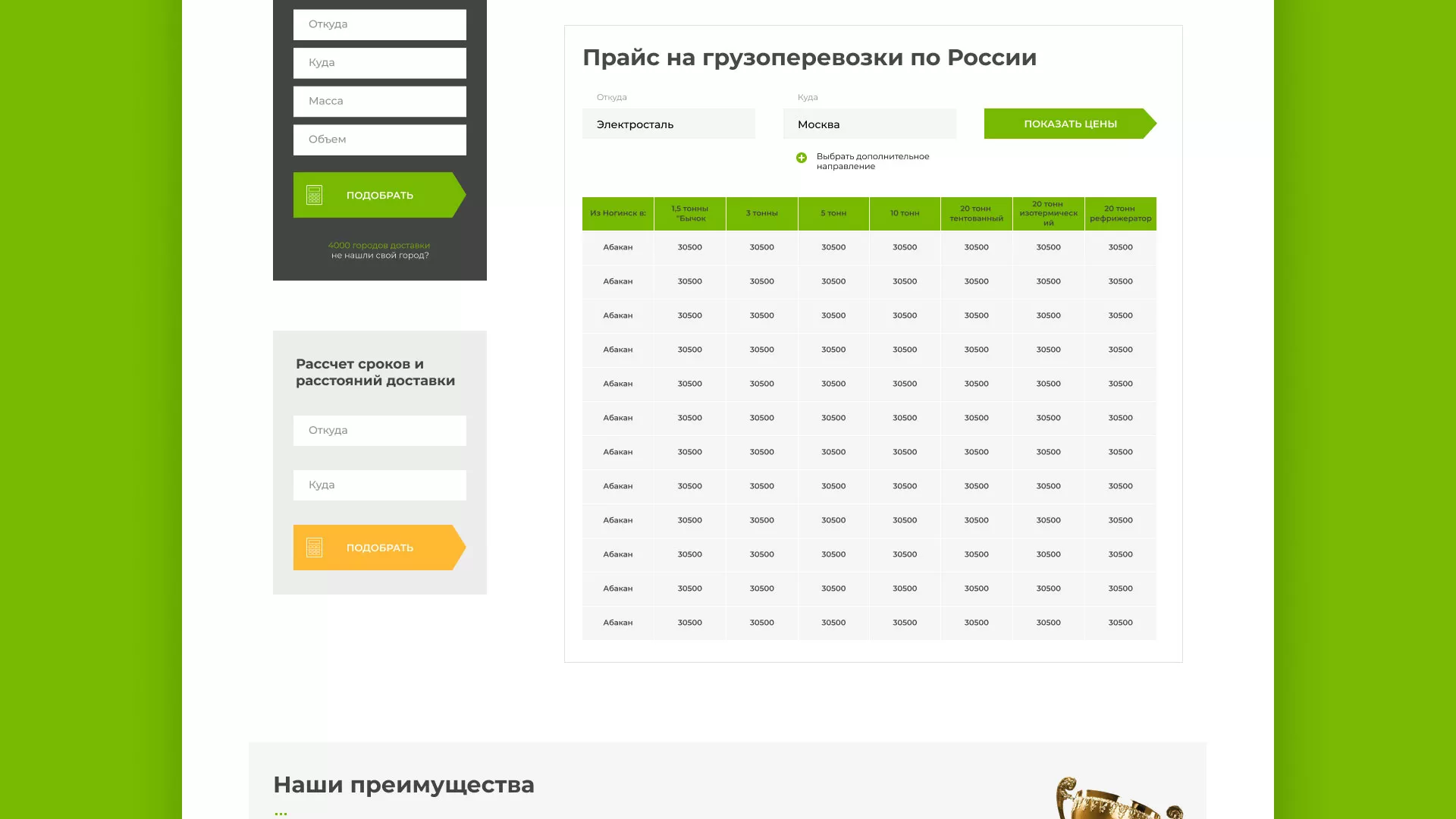 Разработка логотипа и сайта компании «Инком-Логистика» в Зверево