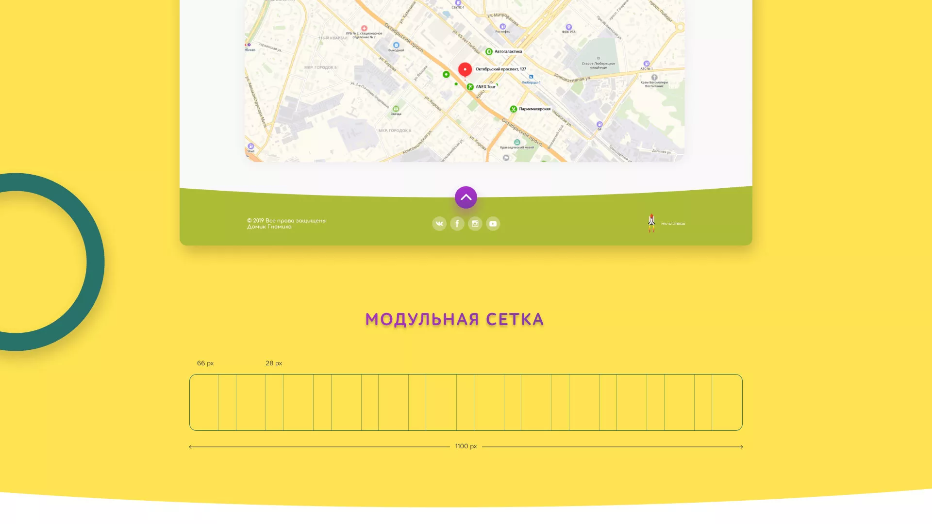 Разработка сайта детского активити-клуба «Домик гномика» в Зверево