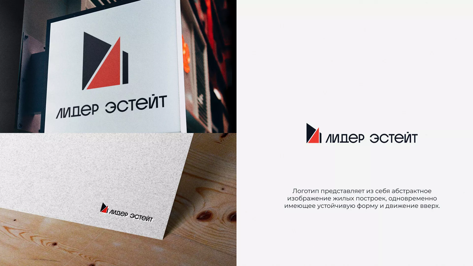 Сделали логотип для агентства недвижимости «Лидер Эстейт» в Зверево